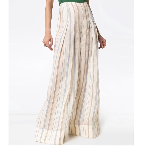Jacquemus embroidered wide leg pants